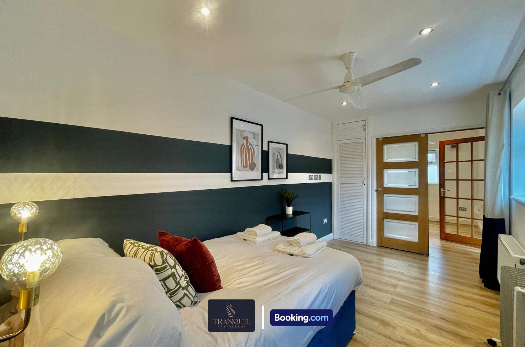 Large 4 Bdr By Tranquil Ventures Short Lets & Serviced Headington With Free Parking Oxford